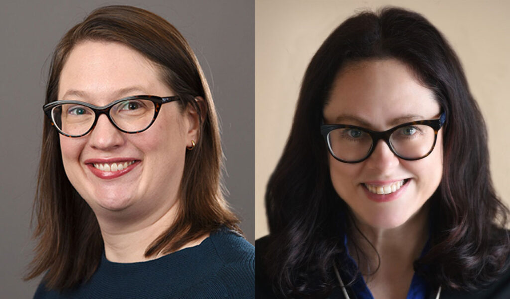 Susan Conroy and Helen Fox