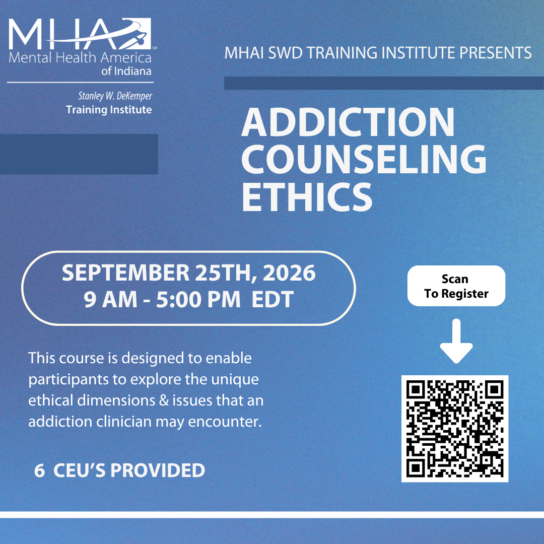 Addiction Counseling Ethics flyer
