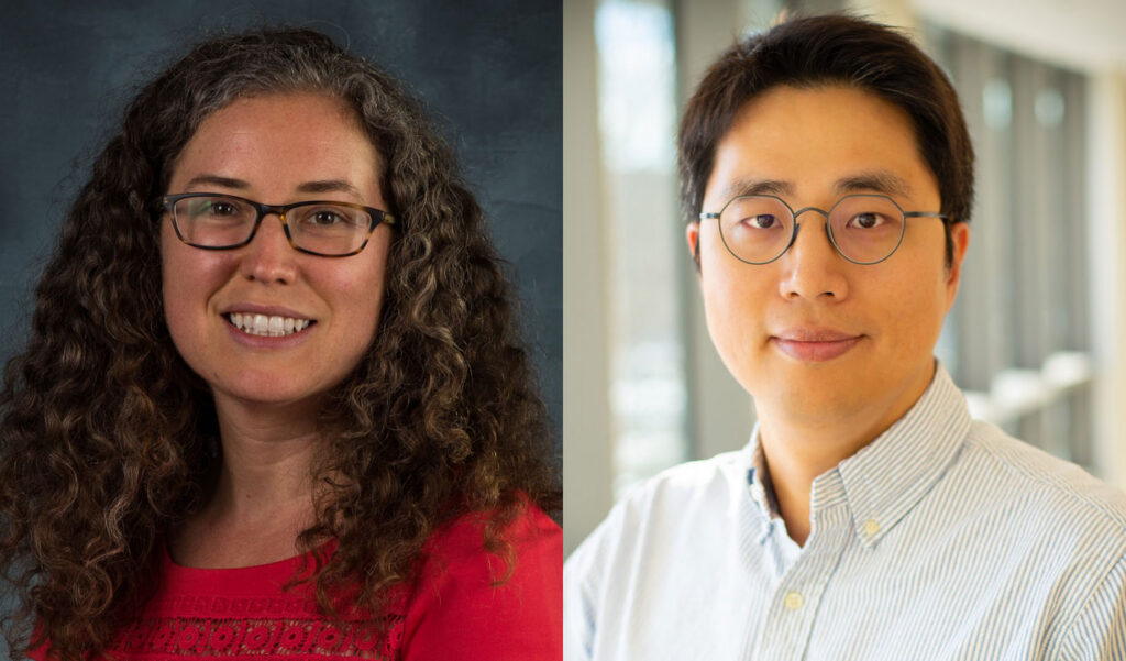 Emily Holmes and Dong Whi Yoo